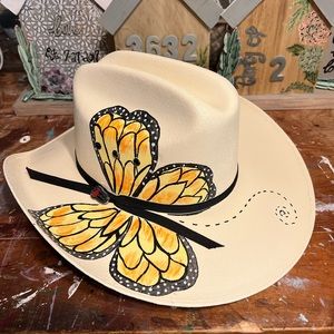 Justin hand painted hat
